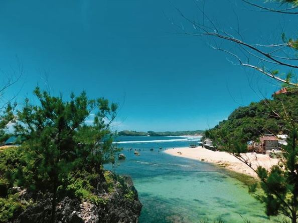 Lokasi wisata pantai Ngandong